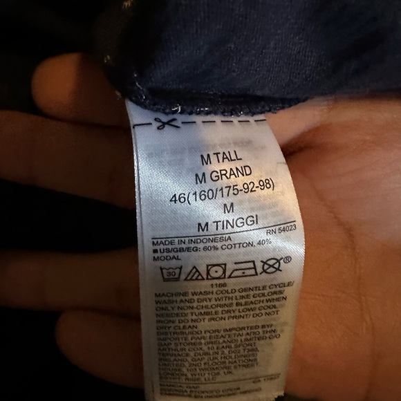 NWT GAP Navy and Cream spotted Dress - Picture 4 of 4